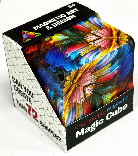 Shape Shifting Magic Cube Transforms Into Over 72 Shapes, Color Splash