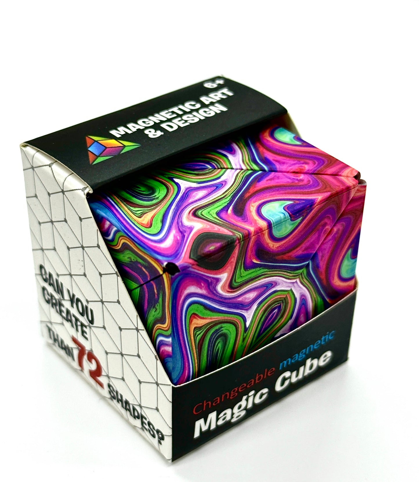 Shape Shifting Magic Cube Transforms Into Over 72 Shapes, Mixed Colors